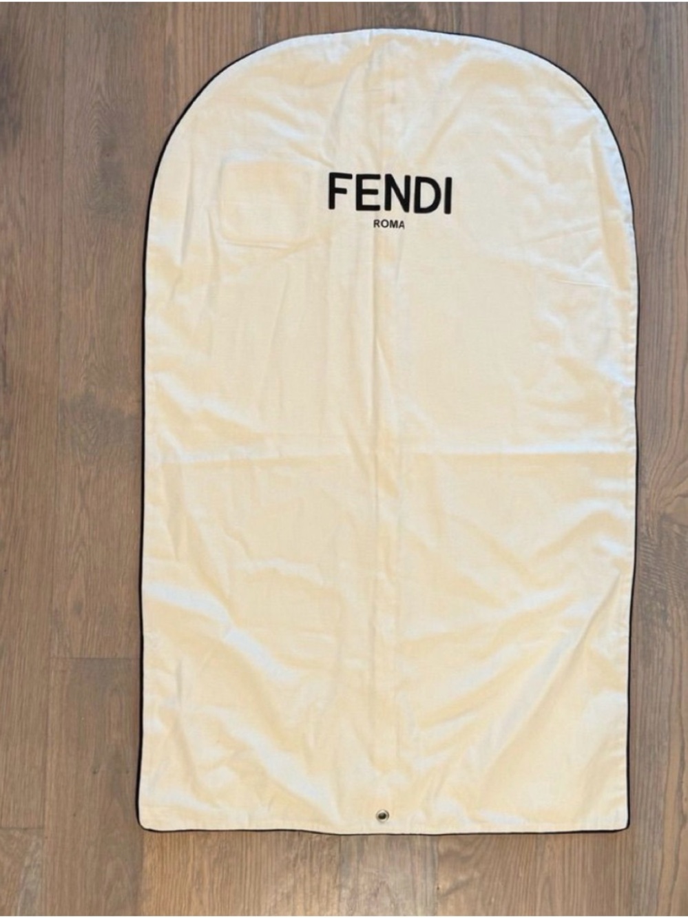 💛 NEW Fendi Cream Garment Bag with Fendi Hanger Set